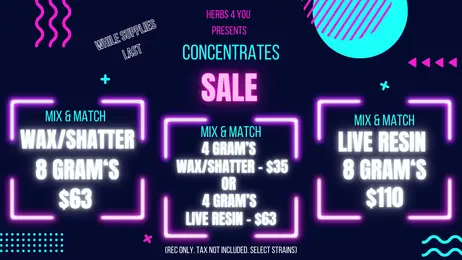 4G/$63 & 8G/$110 - LIVE RESIN