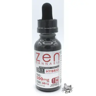 (each) ZEN-TINCTURE-10:1 THC:CBD 500MG:50MG-FRESH MINT-HYBRID