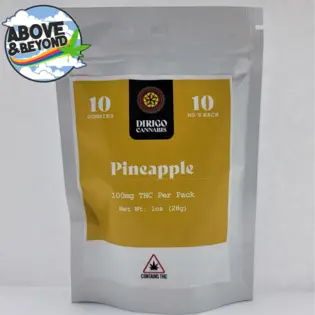 (each) Dirigo - 100mg Full Spectrum Gummies - Pineapple