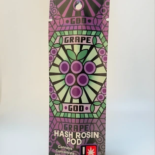 (each) Grape God - Polychromatic .5g Rosin AiO Cart
