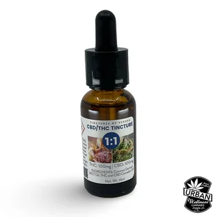 (g) 1:1 Vida Oil Syringe (100mg CBD/100mg THC)