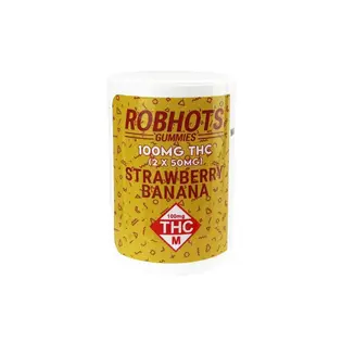 (g) Robhots Gummies - Strawberry Banana - 100mg 2 Pack