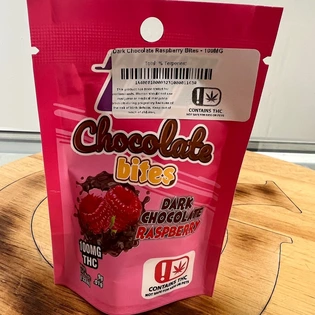 (g) Dark Chocolate Raspberry Bites