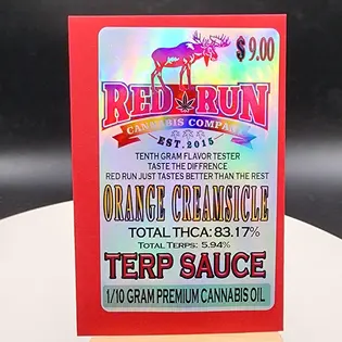 (g) Orange Creamsicle (Terp Sauce)