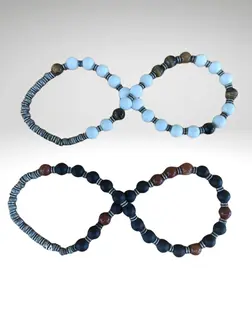 Double Lopp Gemstone Bracelets