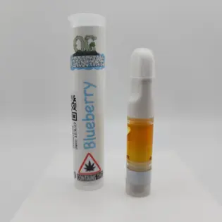 (g) OG HYDROFARMS | Distillate Vape Cartridge Blueberry 0.5g