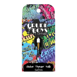 (1.0g) Crude Boys | Alaskan Thunder Funk Distillate Cartridge | 1g