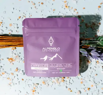 (each) Alpenglo Apothecary - Recover - 20mg Capsules - 2 Pack