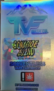 (g) Treasure Valley's Finest! 0.5g BONAFIDE BLEND Hash Rosin Cart