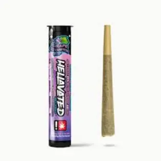 (g) Hellavated Grape Stomper Juicy Stickz Infused Pre-Roll 0.75g