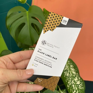 (each) Milk Chocolate Black Label Bar - 1000mg