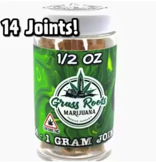 (14.0g) Grass Roots | Candy Fumez 1g Pre Roll 14 Pack 14g