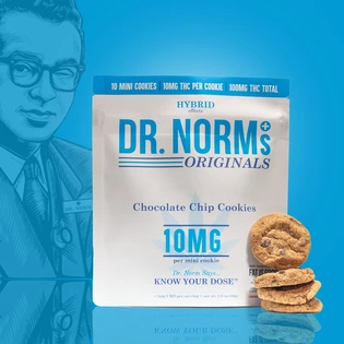 (each) Dr. Norm's - Chocolate Chip Cookie Single 10mg
