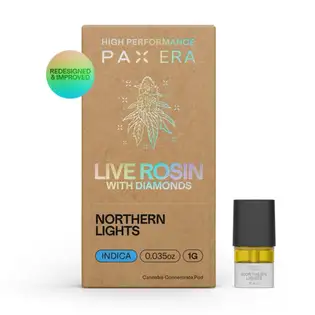 (g) PAX Live Rosin | Northern Lights Oil Pod | W Diamonds | INDICA |0.5g |