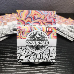 (g) Focus North: Live Rosin 0.5G Cart - Strawnana