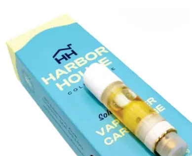 (g) Harbor House | GMO 0.5g Solventless Live Rosin Vape Cartridge