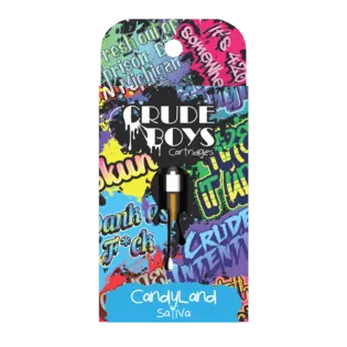 (1.0g) Crude Boys | Candyland Distillate Cartridge | 1g