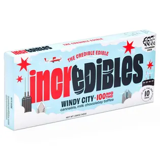(each) Incredibles 100mg Chocolate Bar - Windy City