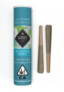 (g) GARDEN SOCIETY PREROLL 2PK .75G - MODIFIED GRAPES (I)