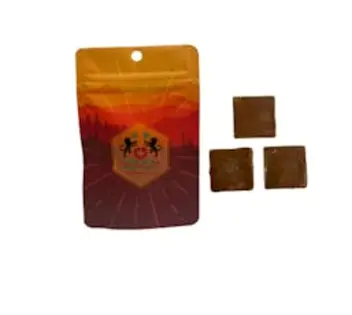 (each) Dark Chocolate Domino - 72.36mg(4Pk) - Lionheart Cannabis