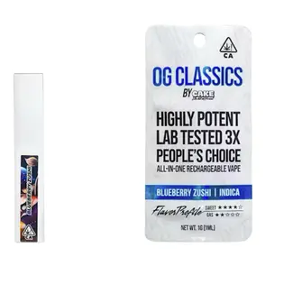 (each) Blueberry Zushi 'Classics' 1g AIO