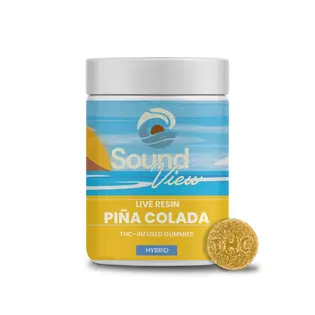 (0.1g) Pina Colada | Live Resin Gummies | 100mg | C0080000018