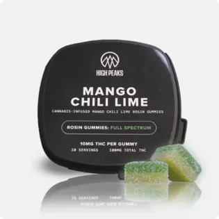(0.1g) High Peaks | Gummy | Mango Chili Lime | 100 mg 10pk