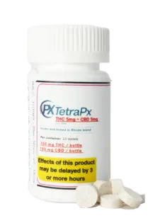 (1.0g) 1:1 THC/CBD Tetrapx Tablet - 5mg 20pk