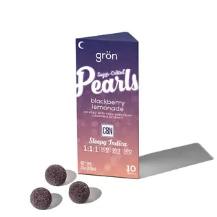 (35g) 1:1:1 Blackberry Lemonade Pearls – CBD/CBN/THC