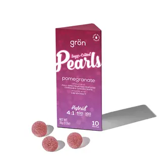 (35g) 4:1 Pomegranate Pearls - CBD/THC
