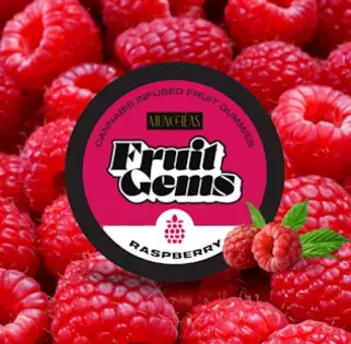(each) Gummies - Raspberry Fruit Gems - 100mg