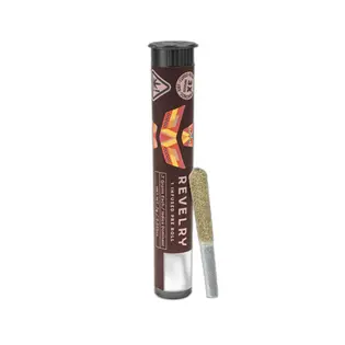 (g) REVELRY - INFUSED PREROLL [.7G] LEMON CHERRY ZWIRL