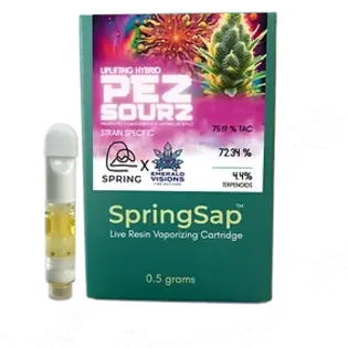 (g) SpringSap | Pez Sourz | .5g Live Resin Cartridge
