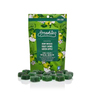 (each) Smokiez 20pc - Sweet Green Apple CBD-CBG 500mg