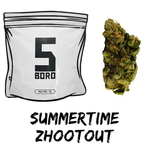 (g) 5 Boro Summertime Zhootout Flower 0.7g