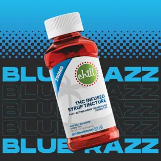 (each) Blue Razz Chill Syrup - 250mg