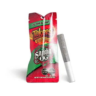 (g) Sandia OG Tokees Rosin Infused Pre-Roll