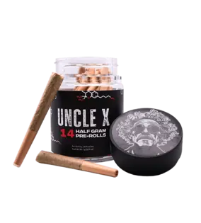 (each) UNCLE X - PREROLL - 14G - 28PK - BREATH MINTS - HYBRID