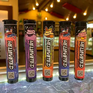 (g) Hellavated - Strawberry Haze Botanical Infused Preroll 0.5g