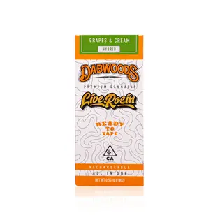 (each) DABWOODS - All in one - Grapes & Cream - Lil Woods - .5G