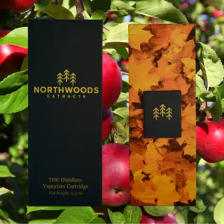 (g) Northwoods Forbidden Fruit Distillate Vape Cart 0.5 G