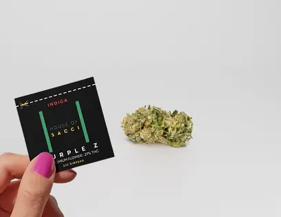 (g) House of Sacci | Purple Z | Flower (dime bag) | Indica | .7g