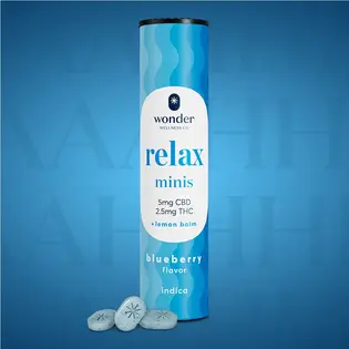 (each) *Wonder Relax Minis 2:1 (Blueberry) [40pk] (200mg CBD/100mg THC) Illinois
