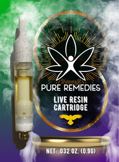 (g) 0.9g Live Resin Cart - Blue Dream x Ice Pie