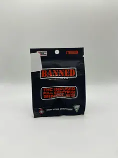 (0.48g) Banned - 200mg Single Gummy - Blueberry Lemonade