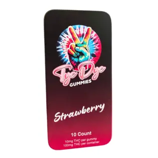 (3.54g) Tye Dye (Classic Gummies-Strawberry)
