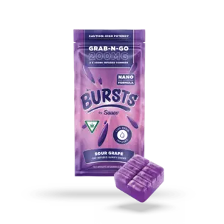 (1.5g) Sauce - 200mg Live Resin Gummies - Sour Grape