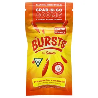 (1.5g) Sauce - 200mg Live Resin Gummies - Strawberry Lemonade