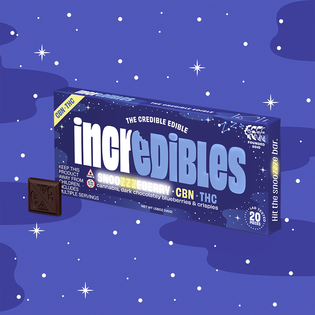 (0.1g) 5:1 Snoozzzeberry Bar + CBN | Chocolate | 20 pack | 100mg THC / 20mg CBN