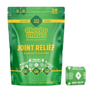 (0.1g) Cheeba Chews | 100mg | Joint Relief | Salted Caramel